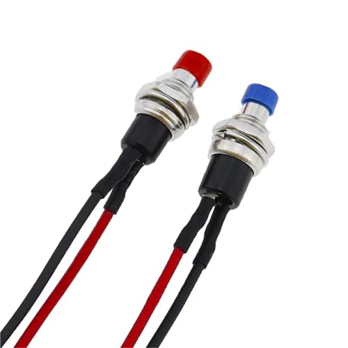 Interrupteur bouton-poussoir PBS-110 7mm mini bouton réinitialisation blanc NO