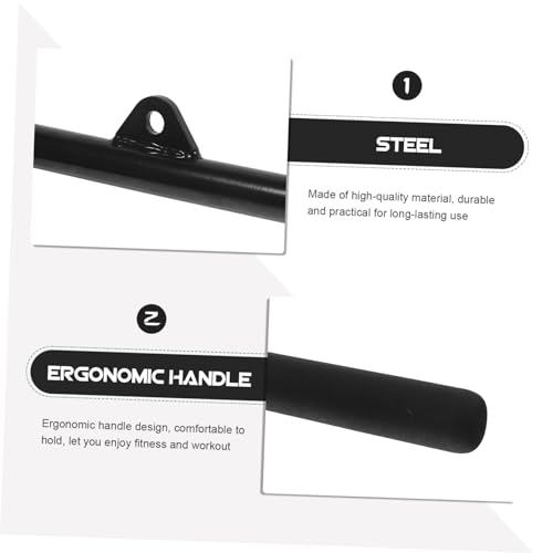 Barre de traction biceps avec prise ergonomique antidérapante