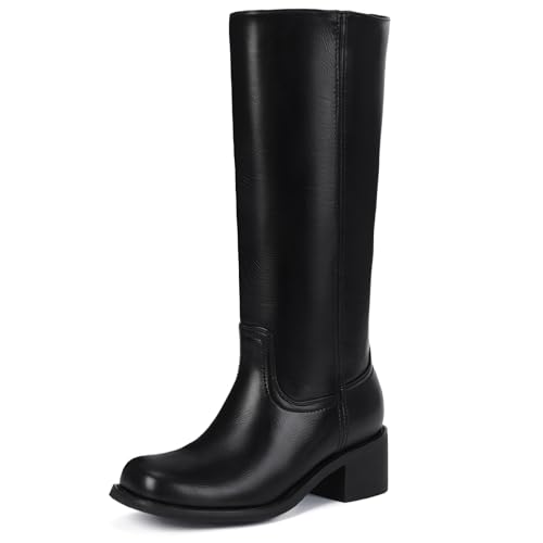 Bottes hautes pour femme pour marcher en ville avec style