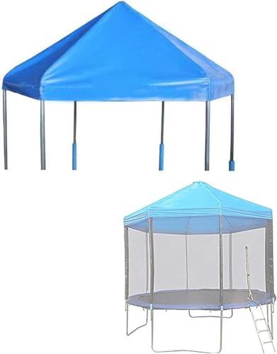 TFG - Ttfd Trampoline Canopy with Top Support, 10-Foot Outdoor Trampoline Sunshade, Rainproof Trampoline Accessories(excluding Others)