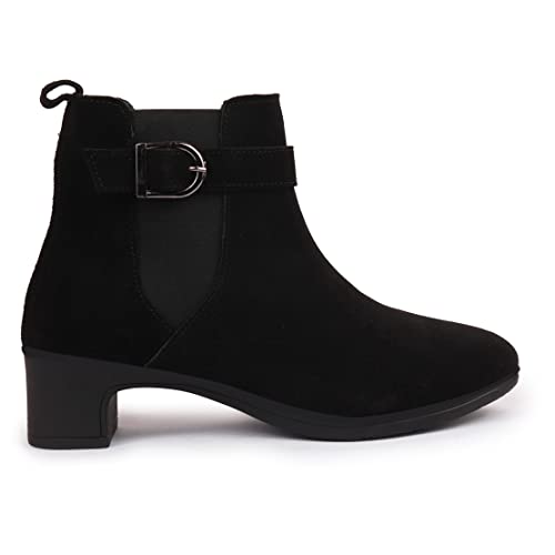 Image of FAUSTO Women Flared Heel Boots