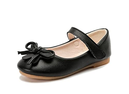 Girls Ballet Flats Bowknot Mary Jane School Wedding Party Flat Shoes