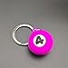 IZROLO Fashion Billiards Keychain Creative 9 Ball shaped Keychain Gift for Billiards Athletes and Billiards Enthusiasts (No.4)