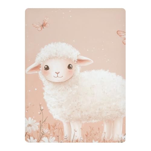Drap imperméable bébé motif mouton pour envelopper ses nuits - 3