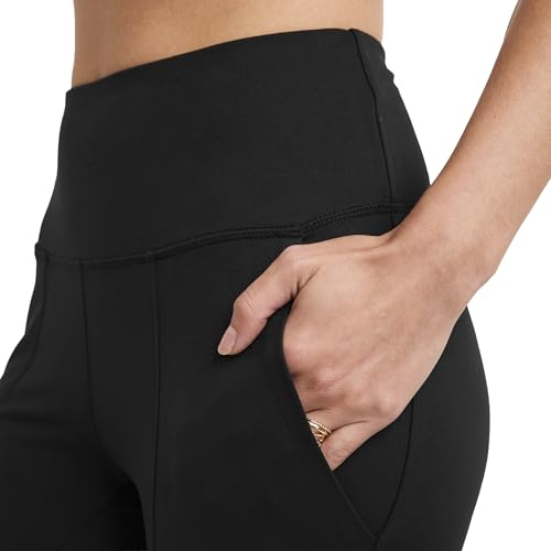 Jockey Women's Activewear EverActive Pintuck 7/8 Legging Deep Black - image 6