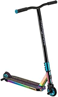 Mongoose Rise 100 Pro Youth and Adult Freestyle Stunt Scooter, High Impact 110mm Wheels, Bike-Style Grips, Lightweight Alloy Deck, Oil Slick