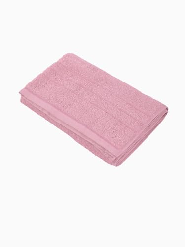 Image of Monte Carlo Essential Cotton Small Bath Towel | 340 GSM Ultra Lightweight & Quick Dry | Soft Absorbent Compact Towel 60x120 cm | Bathroom Towel for Gym, Travel & Daily Use (Soho) | Cranberry Red