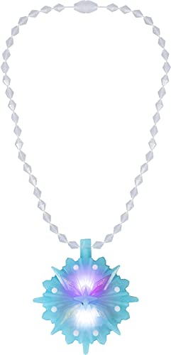 Collier Lumineux et sonore Elsa Reine des Neiges bijou déguisement 5ème Elément pour fille