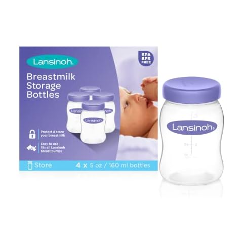 Lansinoh Breastmilk Storage Bottles Pack of 4 Cover