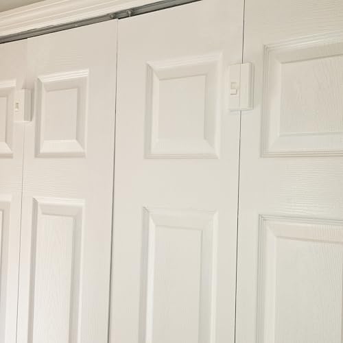 LatchSmart Bi-Fold Door Lock (2-Pack), Locks Automatically, Child & Pet Safety Lock Exclusively for Reach-in Closets and Pantries with Bifold Folding Doors, Easy One-Touch Operation & Installation