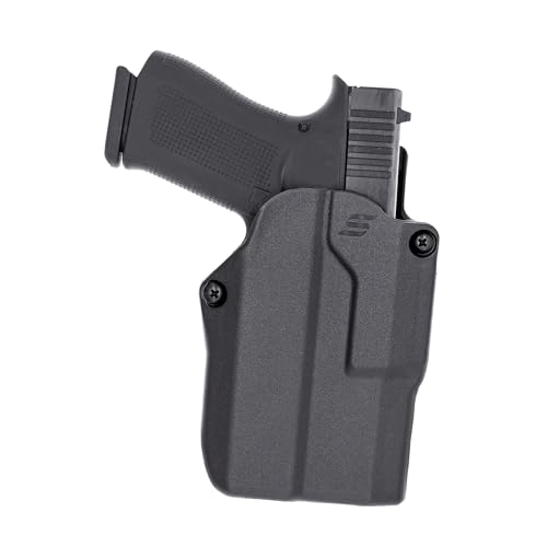 Safariland Solis ALS Concealment OWB Holster, Compatible with Glock 19 Gen5, Plain Black, Left Hand, Paddle Only