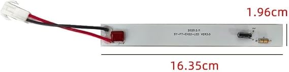 LED Light Strip FOTILE Range Hood Model LD228, 220V 3W Kitchen Ventilation Lamp Replacement, Install Electronic Lighting Accessory 16.35cm