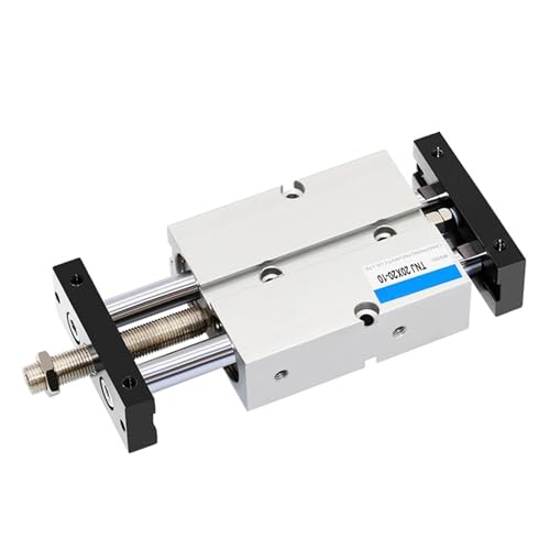 Cylindre pneumatique à double tige TNJ32x20-10 à course réglable - 5