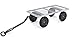 Gorilla Carts GOR1001-COM Heavy-Duty Steel Utility Cart with Removable Sides, 1000-lbs. Capacity, Gray & Heavy-Duty Poly Yard Dump Cart | 2-in-1 Convertible Handle, 1200 lbs Capacity | GOR6PS Model