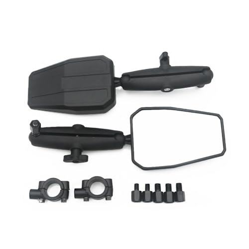 Espejos retrovisores para motocicleta plegables con ajuste de manillar 4
