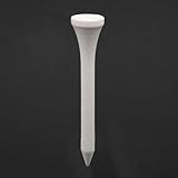 Camiseta de Madera para Pelota de de Mano de Obra Fina Minimiza el Daño 100 Piezas de 2,1 Pulgadas, Color Blanco para Entrenamiento de