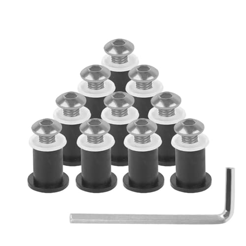 Fixation carénage moto M5 x 15 mm pour pare-brise Kawasaki Type F