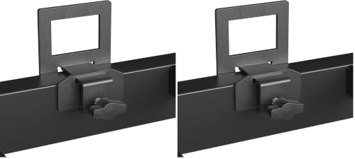 Image of SHLAND Non Slip Mattress Gaskets for Metal Bed Frame,6 PCS Holder in Place Gripper,Keep Mattress from Sliding, Adjustable Anti-Slip Baffle, Black (Pack of 2)