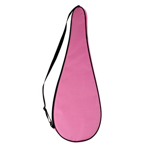 #N/A Saco Impermeável Da Raquete Da Tampa Da Raquete De Squash De Oxford Com Alça - Rosa