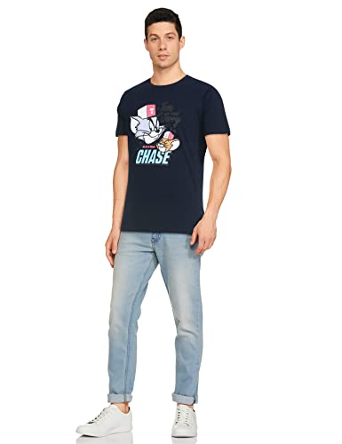 Image of Max Men's Solid Regular Fit Tshirt