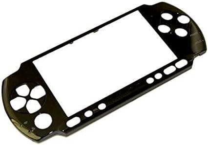 JMXLDS New Replacement Front Top Surface Shell Case Cover Faceplate for PSP 3000 3001 3002 3003 Console Black