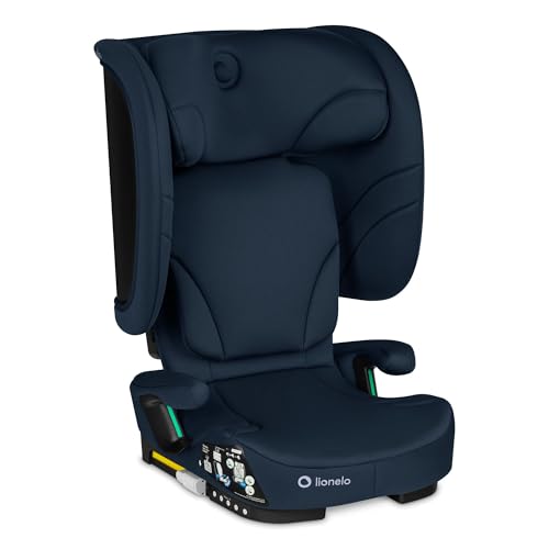 Lionelo Seggiolino Auto Pieghevole Orin I-SIZE Con Isofix Per Bambini 3,5-12 Anni, Reclinabile 4 Posizioni, Poggiatesta 14 Posizioni, Sfoderabile Lavabile, Borsa E Portabicchiere, I-Size 100-150 Cm - 12