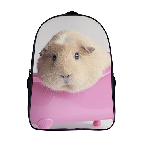 Sac à dos cochon d'Inde 40x28x16cm pour adolescent et cartable unisexe