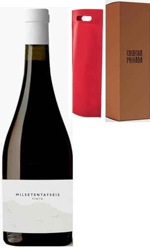 Milsetentayseis Tinto - Pago de Carraovejas - Botella para Regalo - Envío Gratis 24 H - Funda regalo + Caja - Vino Tinto - Ribera del Duero - Enviado por Cosecha Privada (75 cl)