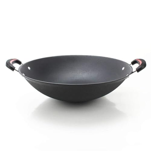 Wok de Hierro Fundido 36 cm Fondo Redondo miniatura 1