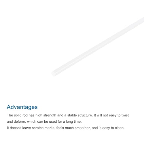 QUARKZMAN Zirkonia-Keramikstab Solider Zylinder Schleifstein 3,9x0,1 Zoll Schärfen für Messer Scheren