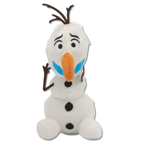Buckle-Down Disney Dog Toy Frozen Olaf Surprised Sitting Pose Pet Toy Plush