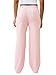 True Religion Women’s Crystal Straight Leg Sweat Pant – Soft Velour, High-Rise Fit, Rhinestone Logo Details – Fairytale, Medium