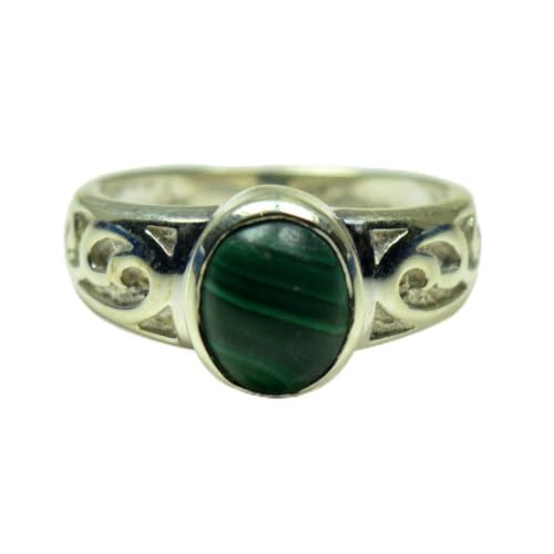 Chevalière malachite naturelle et argent 925 pour sublimer vos looks quotidiens