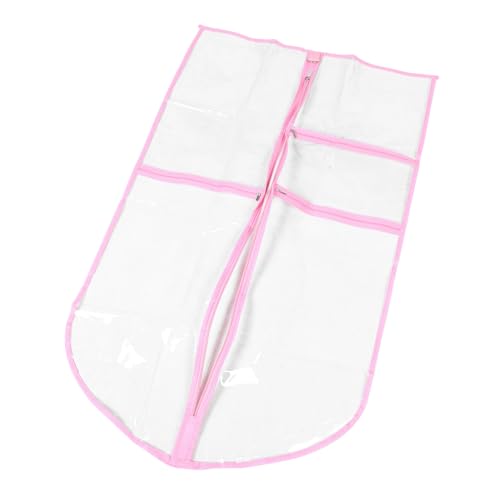 Didiseaon Portable Pvc Suit Bags Boys and Girls' Garment Bag Pockets for Dance School Travel Makeup Pouch