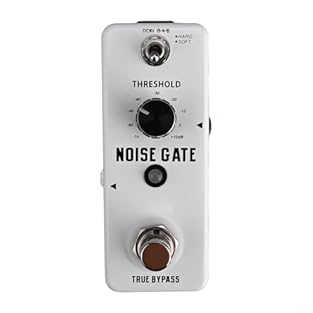 [POWERFUL NOISE SUPPRESSION]: This Noise Gate pedal reduces unwanted hum from input signals without lowering quality, offering adjustable reduction from -70 to +10db for clean electric guitar tones in any setting [DUAL MODE FLEXIBILITY]: Switch betwe...