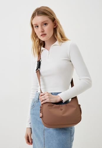 Image of JANKS Large Crossbody Bag for Women Fabric Nylon Casual Commuter Trendy Fashion Hobo Shoulder Ladies Travel Handbag