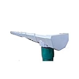 Mini Guttering System for Sheds, 3D Printable Rain Gutter with Leaf Filter & Hose Adapter for Garden Watering, Easy Install Water Collection Downpipe