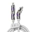 MFish 4-in-1 Universal USB Charging Cable - 240W Max Fast Charging, Silicone Cord