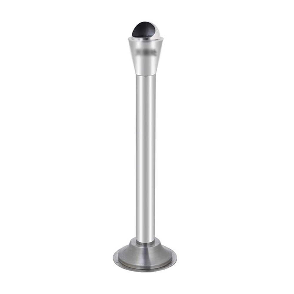 OWOHYG Ashtray Trash Can Outdoor Stainless Steel Smoking Area Ash Pillar Cigarette Extinguishing Bucket Outdoor Ashtrays For Cigarettes.Silver