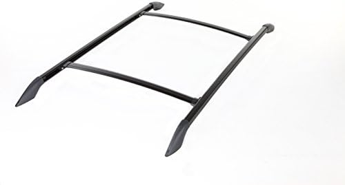 Perrycraft AV3648-B Aventura Black 36" W x 48" L Drill-in Installation Roof Rack - 75 lbs Capacity