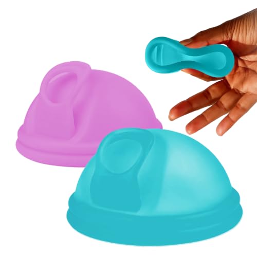 Image of Reusable Menstrual Disc (2 Pack) - Soft Medical Grade Silicone Period Disc for Light & Heavy Flow, Leakproof 12-Hour Protection, Easy Removal, Menstrual Cup, Tampon & Pad Alternative, Two Sizes