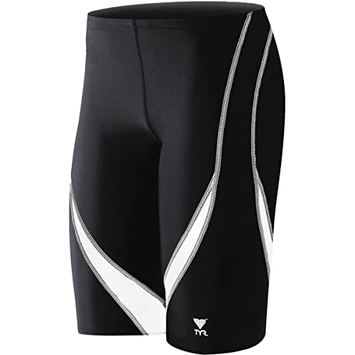 TYR Men's Alliance Splice Jammer Swimsuit (SALI) - Black/Blue - 28
