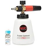 MJJC Foam Cannon Pro V2.0 (厚手スノーフォームテクノロジー) 圧力洗浄機用1/4インチクイックコネクター付き、40オンスボトル(Pro V2.0 (1/4インチクイックコネクタ) + SOAPサンプル)