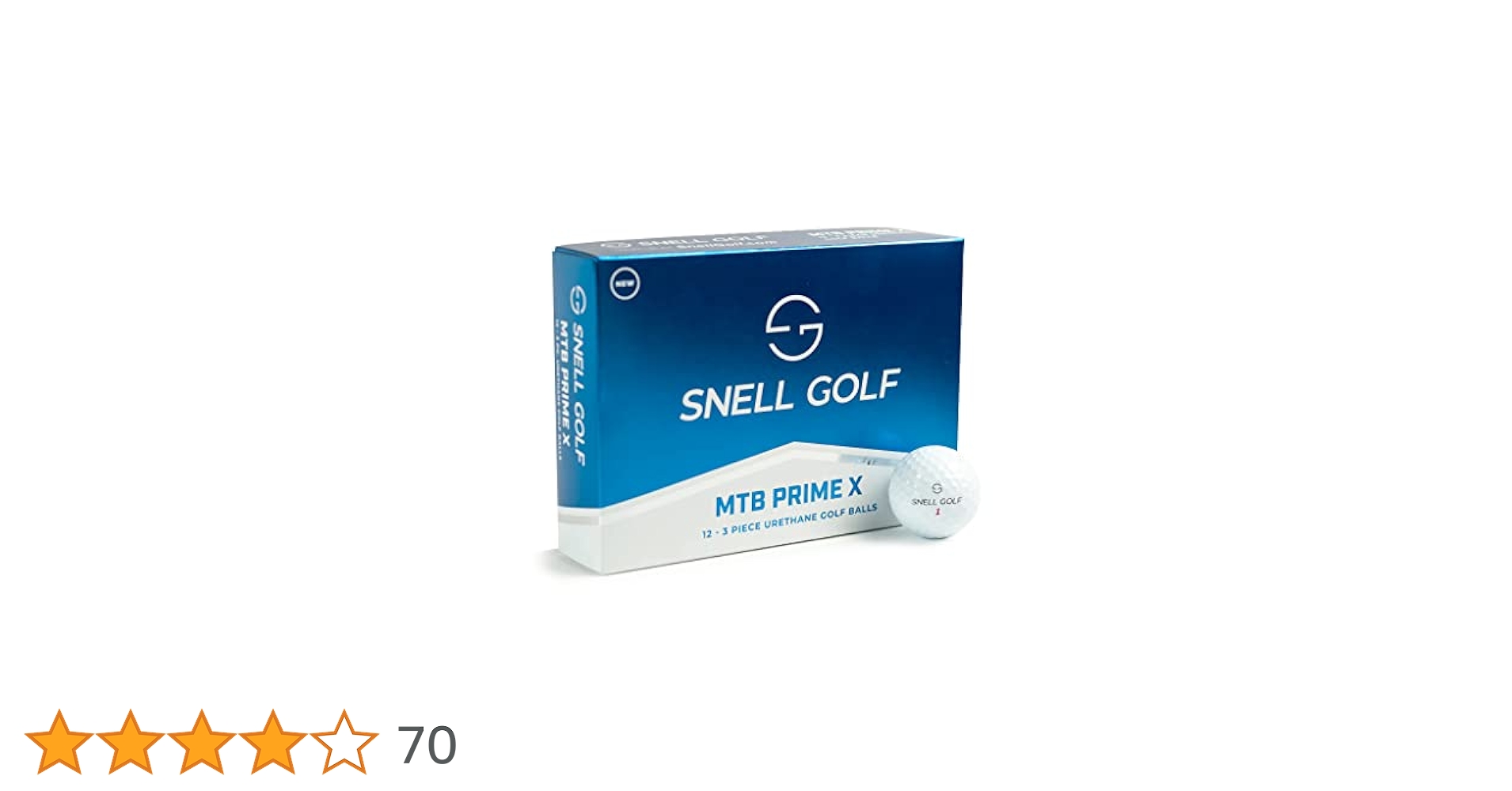 Amazon.co.jp: Snell Golf スネル ゴルフボール MTB PRIME X
