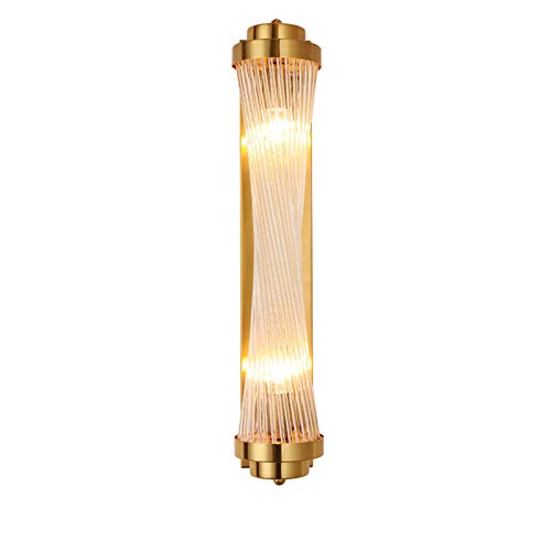 Lampe de chevet créative dorée pour une ambiance de chambre chaleureuse