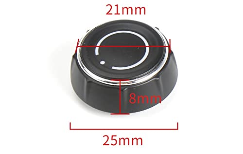Cache bouton volume Porsche Cayenne Panamera 911 718 en finition noire console centrale