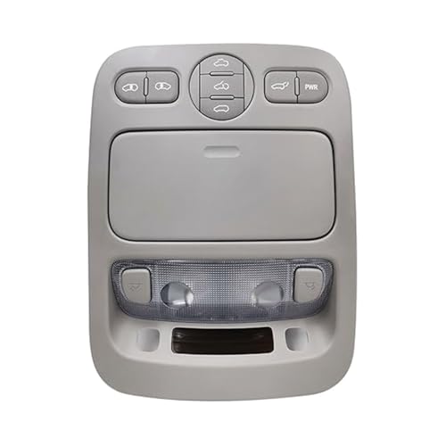 Luz techo Kia Carnival 2008 interruptor solar lámpara lectura trasera gris