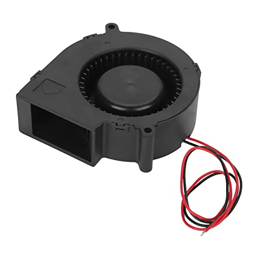 CHICIRIS BBQ Air Blower, 12V 2.85A Fan Air Blower for Barbecue Picnic Camping Fire Charcoal Starter, Dual Ball Bearings, Strong Wind Power