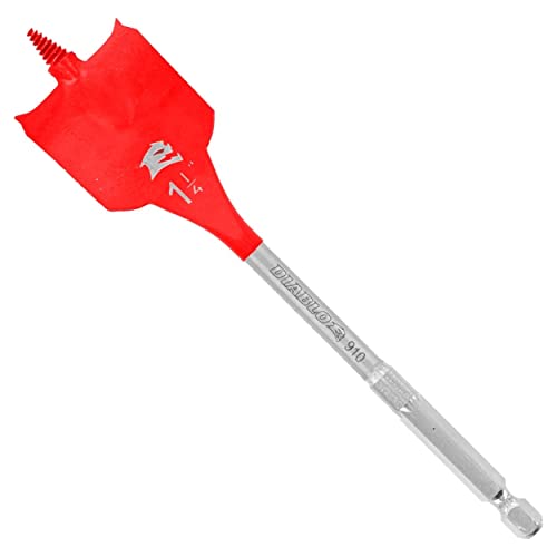 Foret à bêche SPEEDemon Diablo 1-1/4 po lot de 2 mèches plates pour perçage rapide du bois