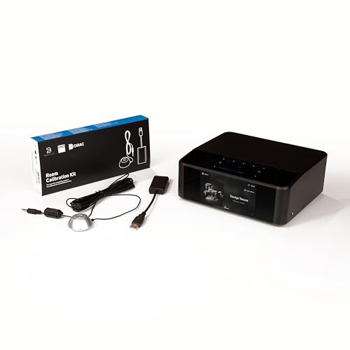 Bluesound Node Icon Wireless Music Streamer and Room Calibration Kit Compatible with Dirac Live